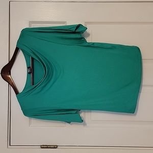 Bobeau stretch green top